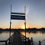 Seebrücke Boltenhagen bei Dämmerung