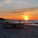 Sonnenuntergang Richtung Zinnowitz