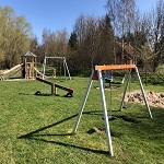 Der Spielplatz im Urlauberdorf