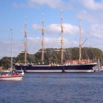 Das Segelschiff „Passat“ in Travemünde
